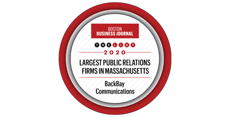 3 BBC 2020 Boston Business Journal – The List – Largest Public Relations Firms in Massachusetts – Backbay Communications